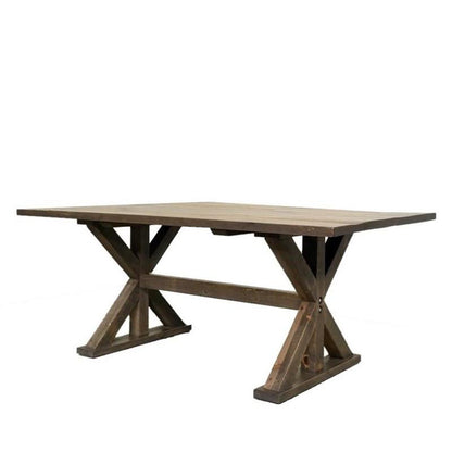 Truss Solid Wood Dining Table