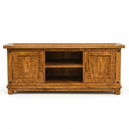 Alpine Solid Wood TV Stand