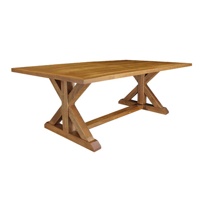 Urban Farmhouse Solid Wood Dining Table