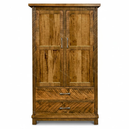 Urban Farmhouse Solid Wood Armoire