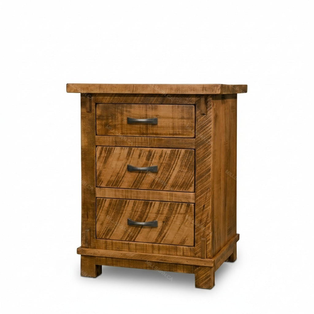 Urban Farmhouse Solid Wood Nightstand