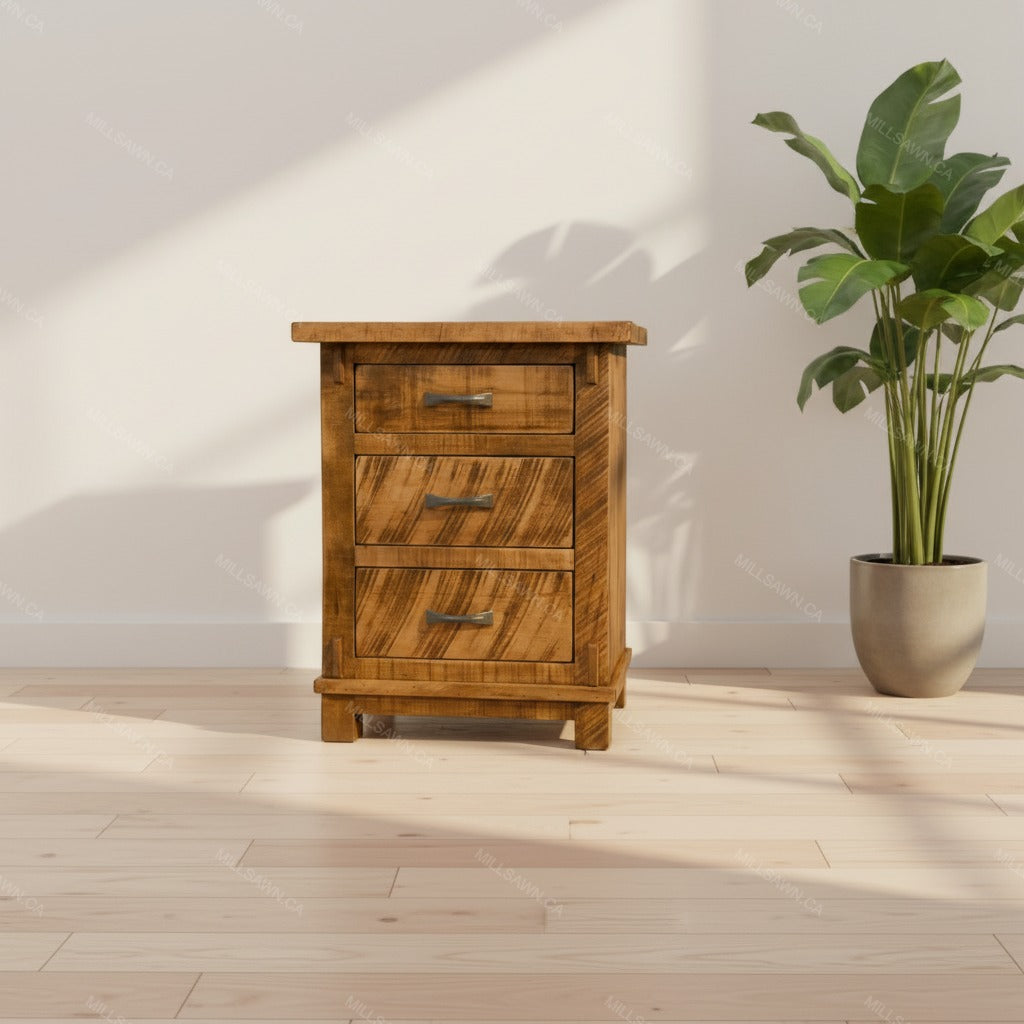 Urban Farmhouse Solid Wood Nightstand