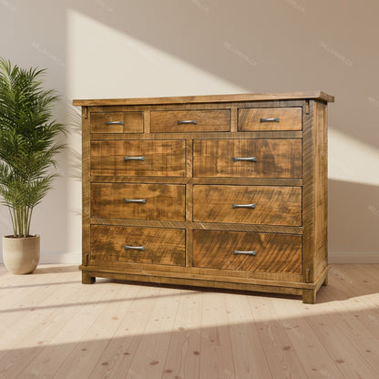 Urban Farmhouse Solid Wood Dresser
