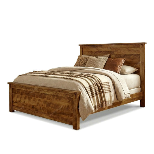 Urban Farmhouse Solid Wood Bed