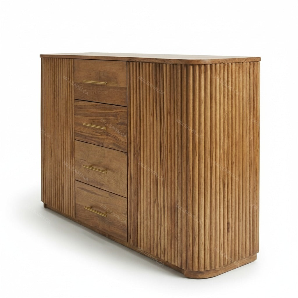 Vallery Solid Wood Sideboard