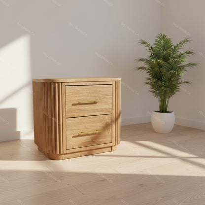 Vallery Solid Wood Nightstand