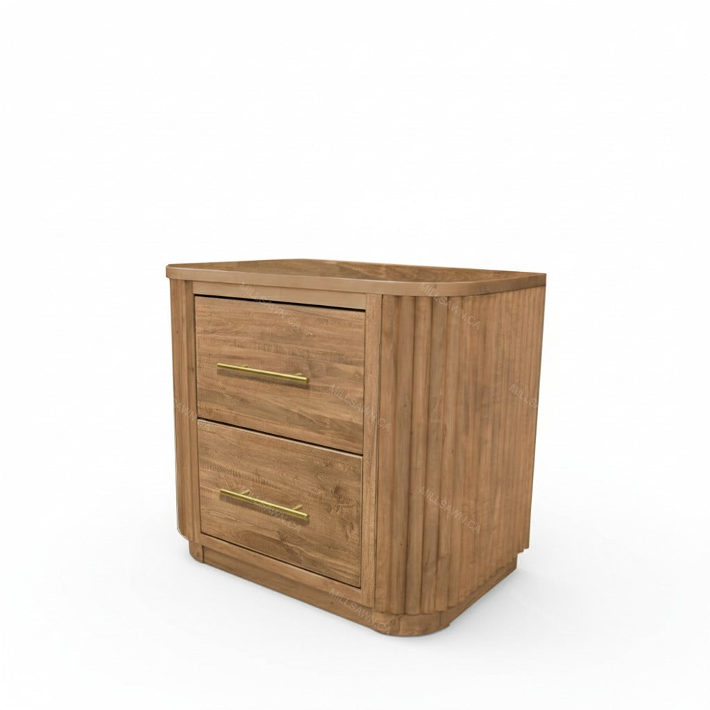Vallery Solid Wood Nightstand