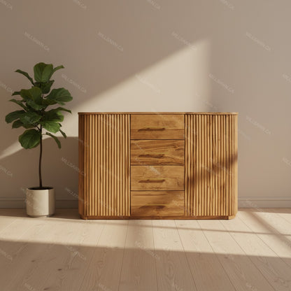 Vallery Solid Wood Sideboard