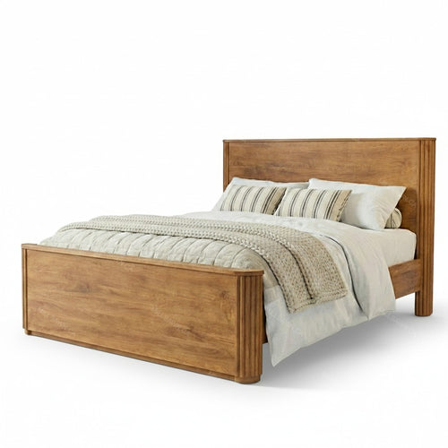 Vallery Solid Wood Bed