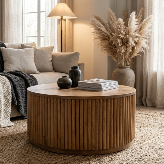 Vallery Solid Wood Coffee Table