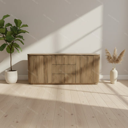 Vallery Solid Wood TV Stand