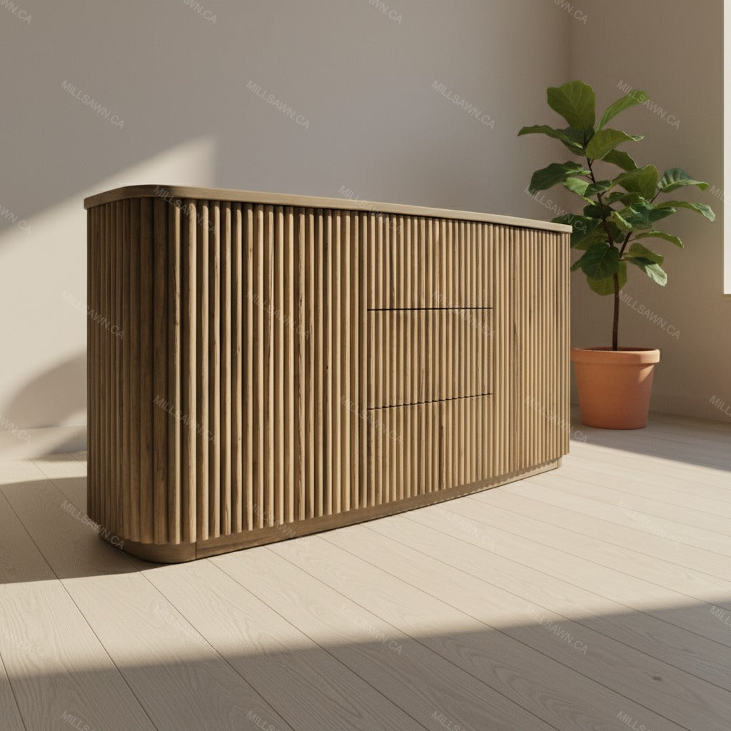 Vallery Solid Wood TV Stand