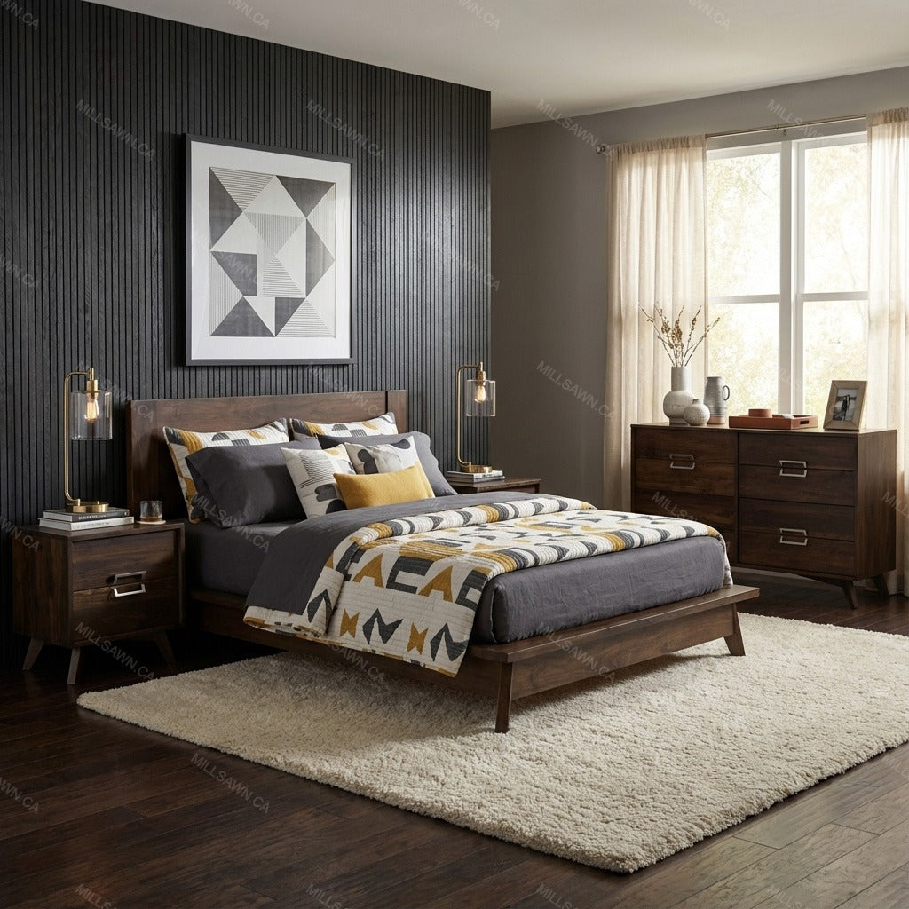 Vanguard Solid Wood Platform Bed