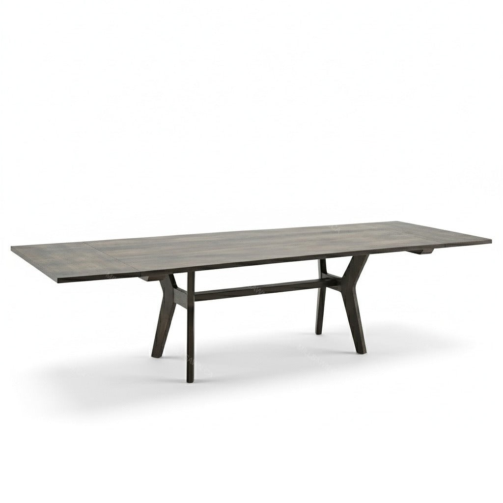 Vanguard Solid Wood Dining Table + 2-18" End Leaves
