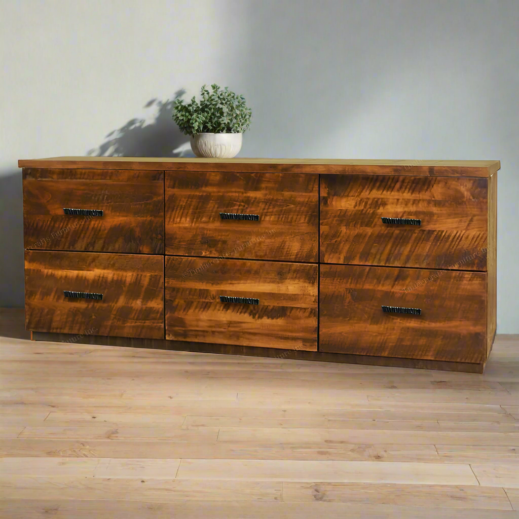 Vernon Solid Wood 6 Drawer Dresser