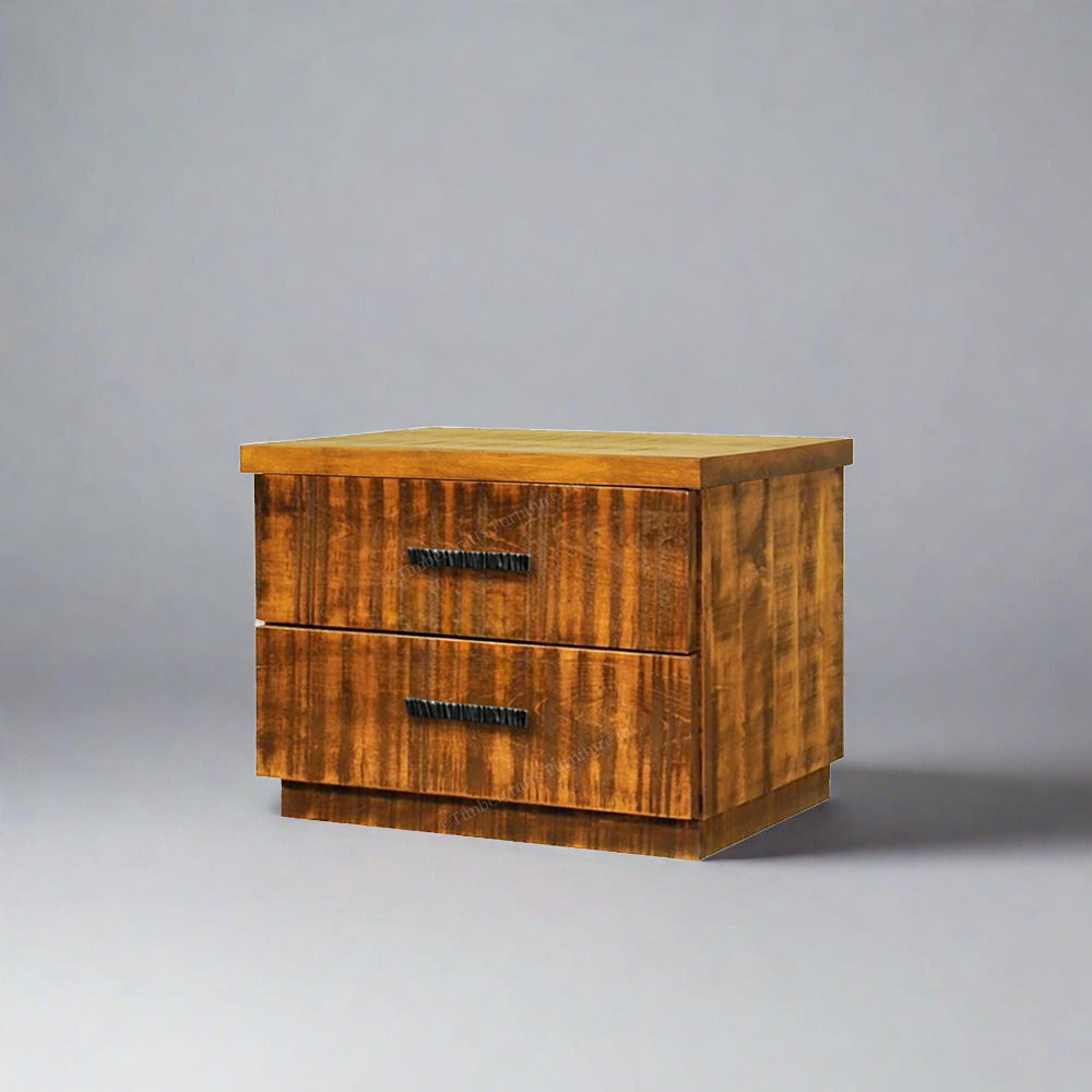 Vernon Solid Wood 2 Drawer Nightstand