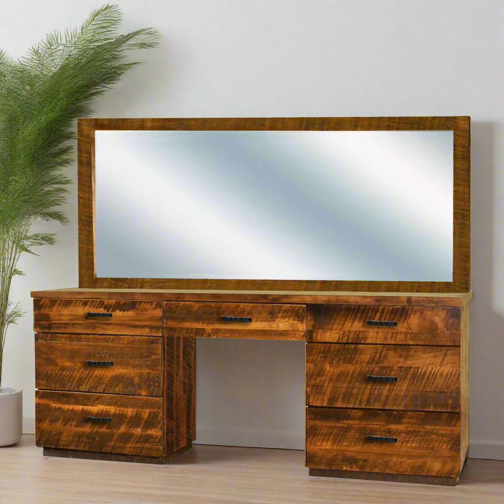 Vernon Solid Wood Makeup Vanity