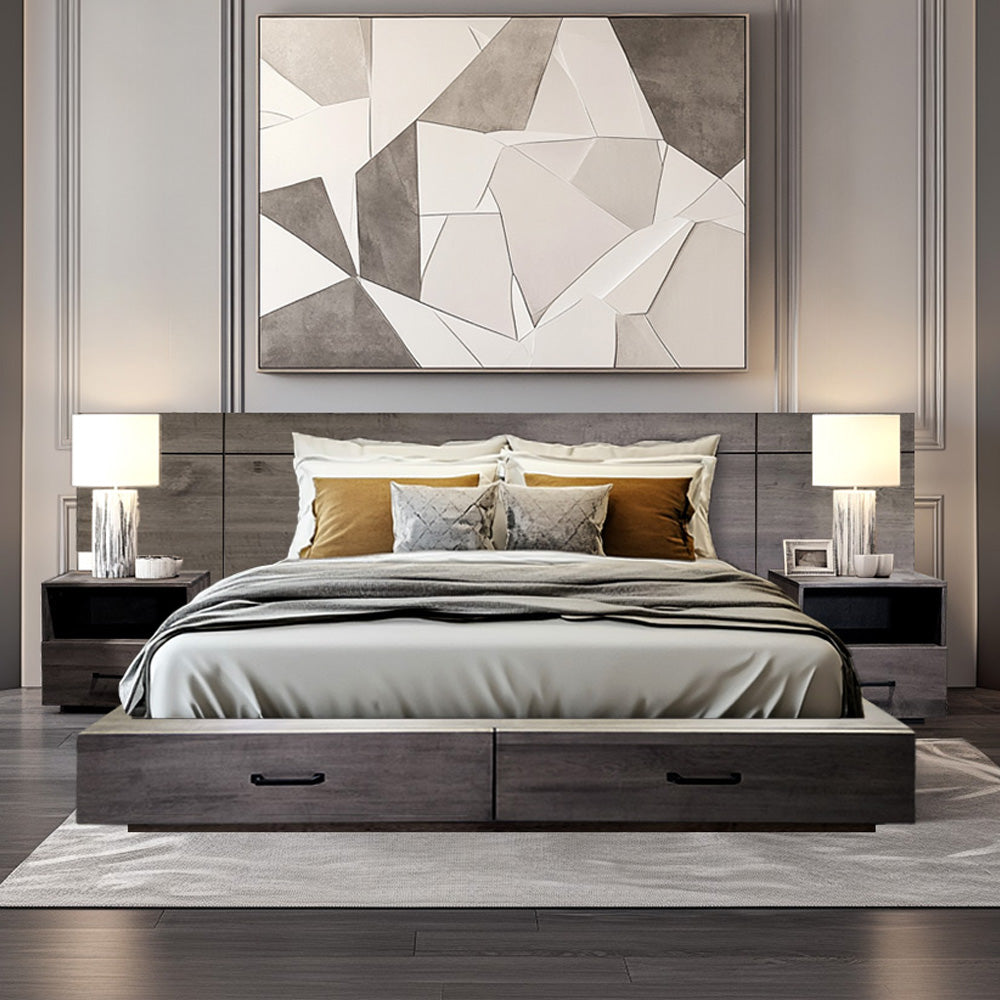 Wellmont XL Solid Wood Bed