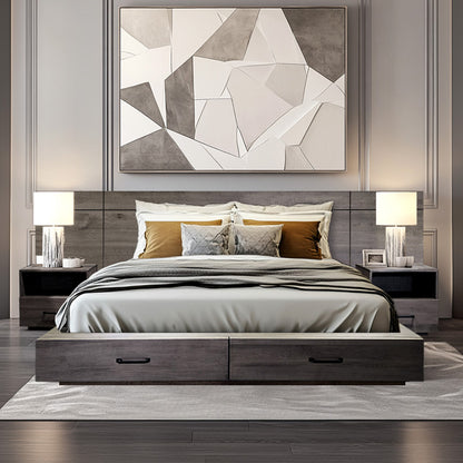 Wellmont XL Solid Wood Bed