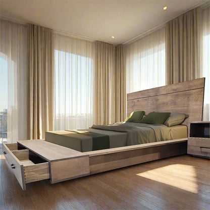 Wellmont Solid Wood Bed