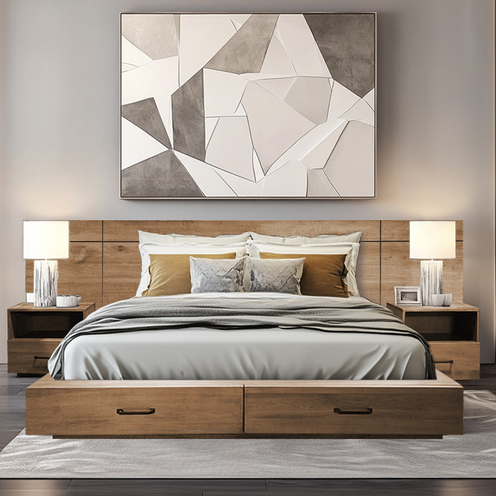 Wellmont XL Solid Wood Bed