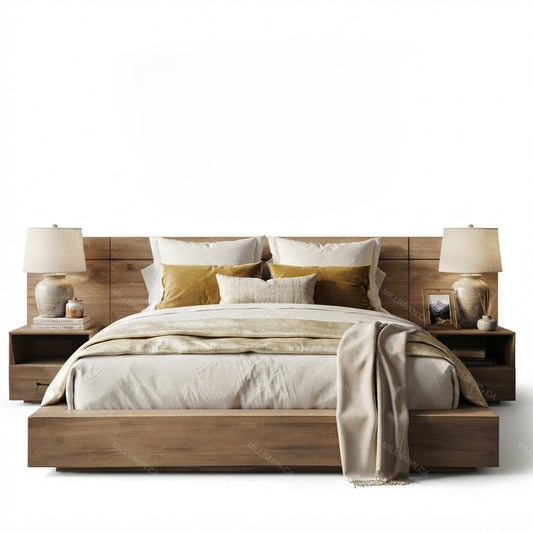 Wellmont XL Solid Wood Bed