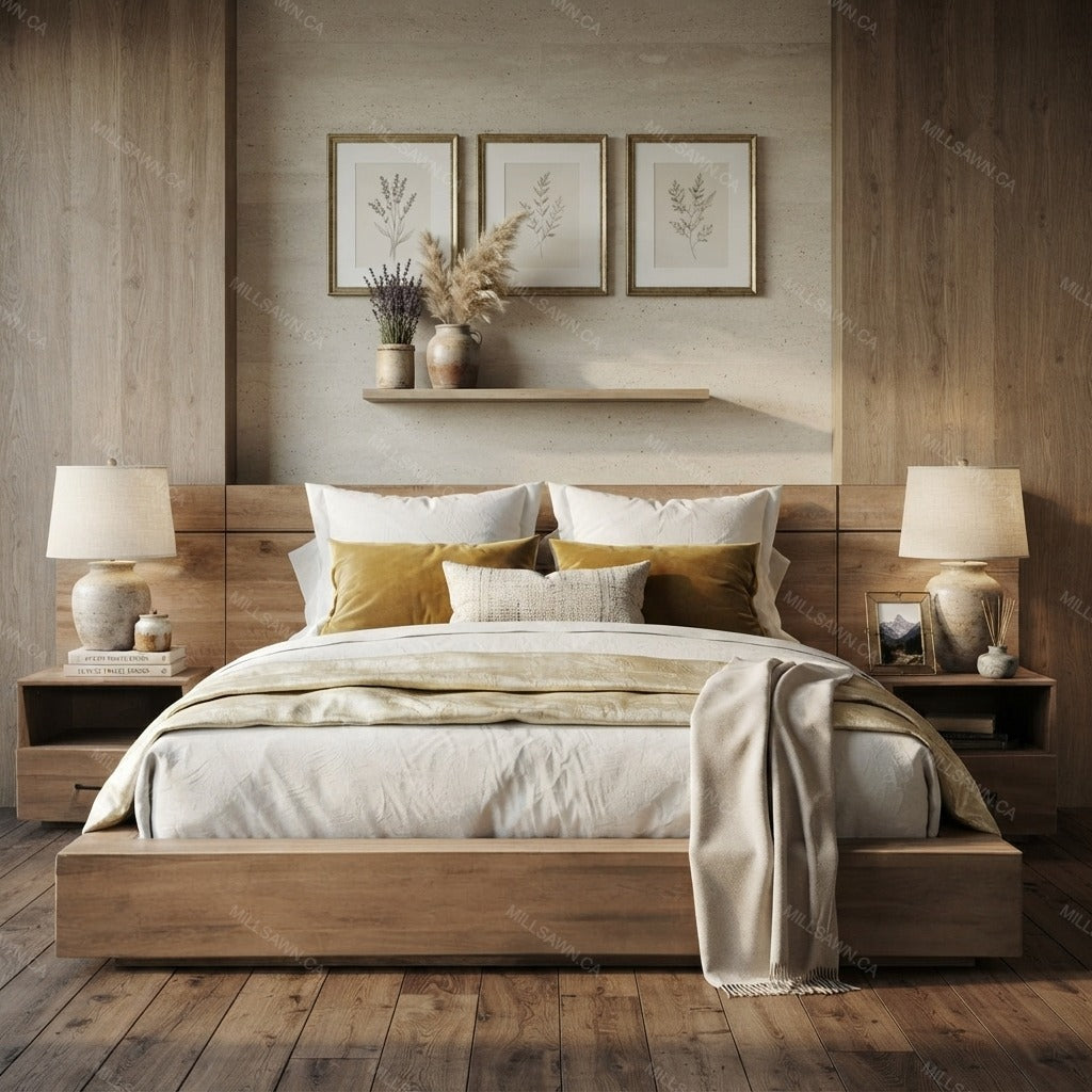 Wellmont XL Solid Wood Bed