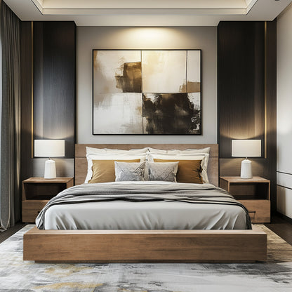 Wellmont Solid Wood Bed