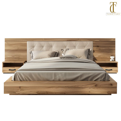 Wellmont XL Solid Wood Bed