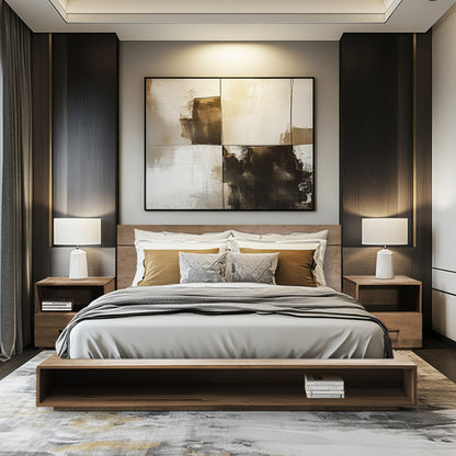 Wellmont Solid Wood Bed