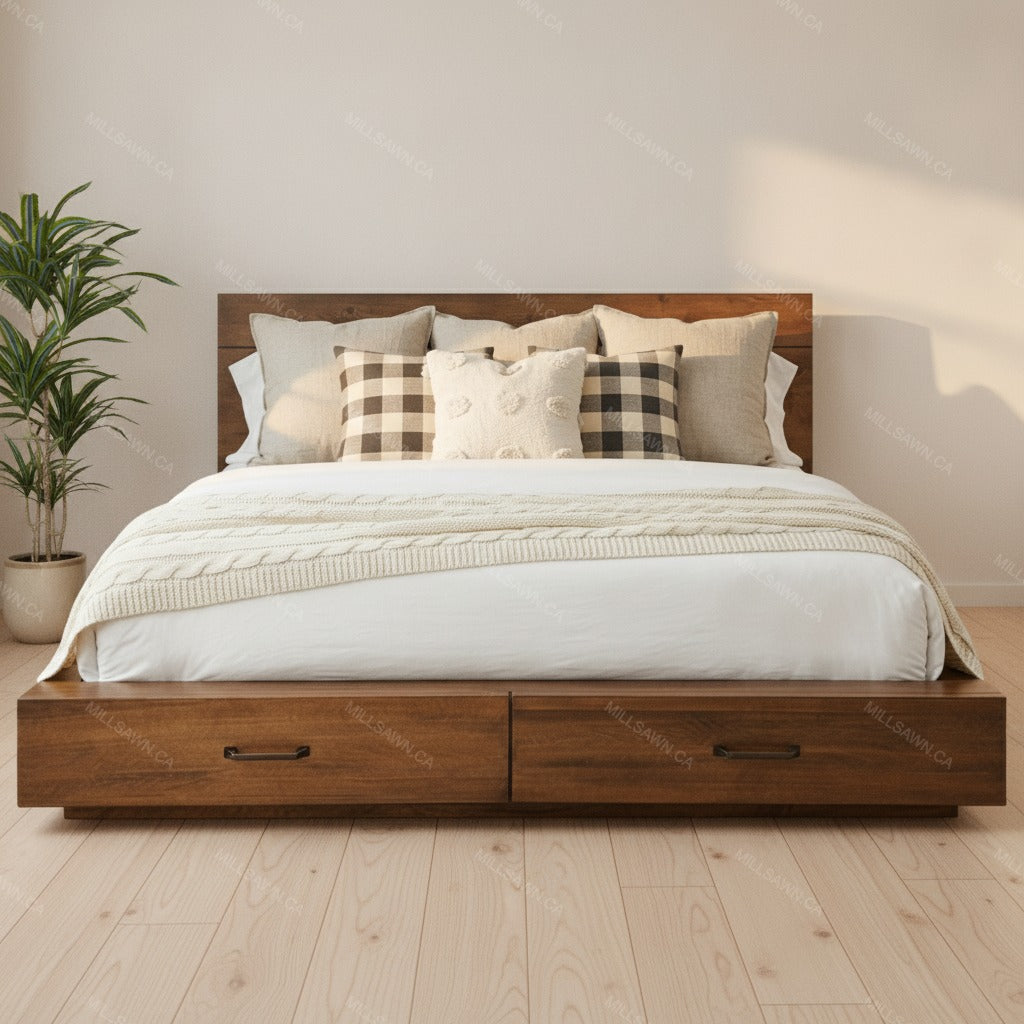 Wellmont Solid Wood Bed