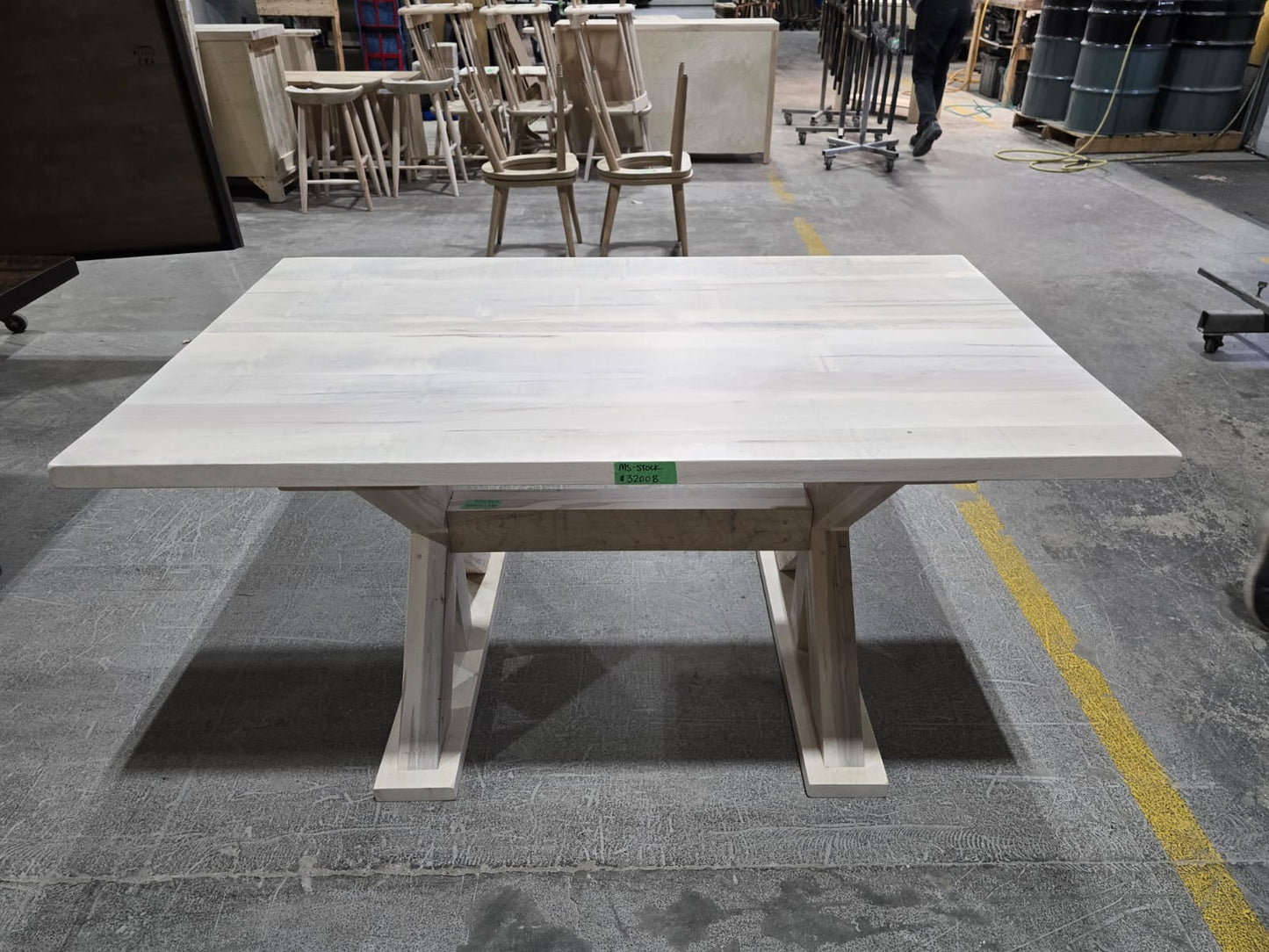 Truss Solid Wood Dining Table (In Stock)