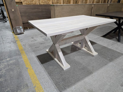 Truss Solid Wood Dining Table (In Stock)