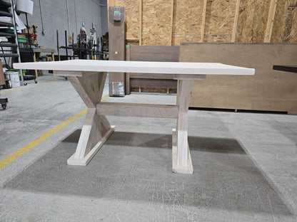 Truss Solid Wood Dining Table (In Stock)