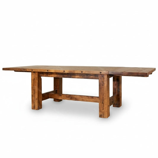 Woodland Solid Wood Dining Table + 2-18" End Leaves