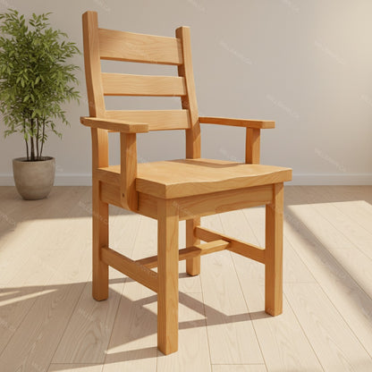 York Ladderback Solid Wood Chair