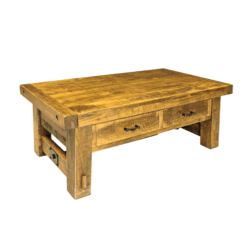 Benchmark Solid Wood Coffee Table With Drawer