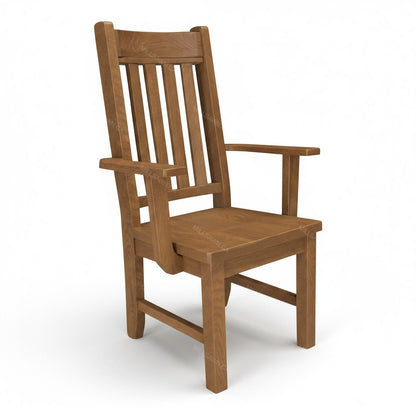 Benchmark Solid Wood Slatback Chair