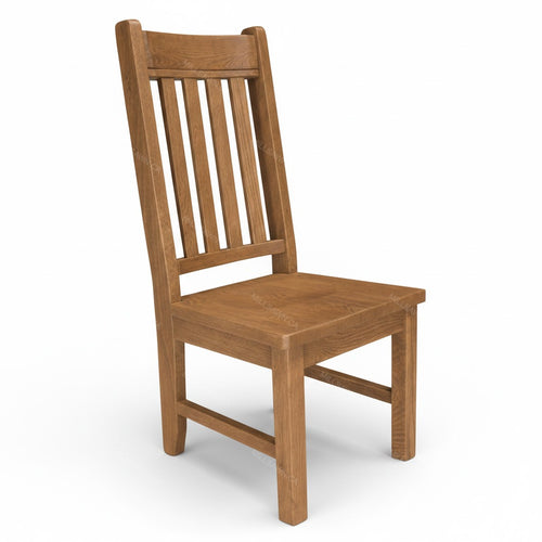 Benchmark Solid Wood Slatback Chair