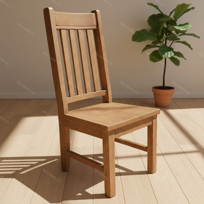 Benchmark Solid Wood Slatback Chair