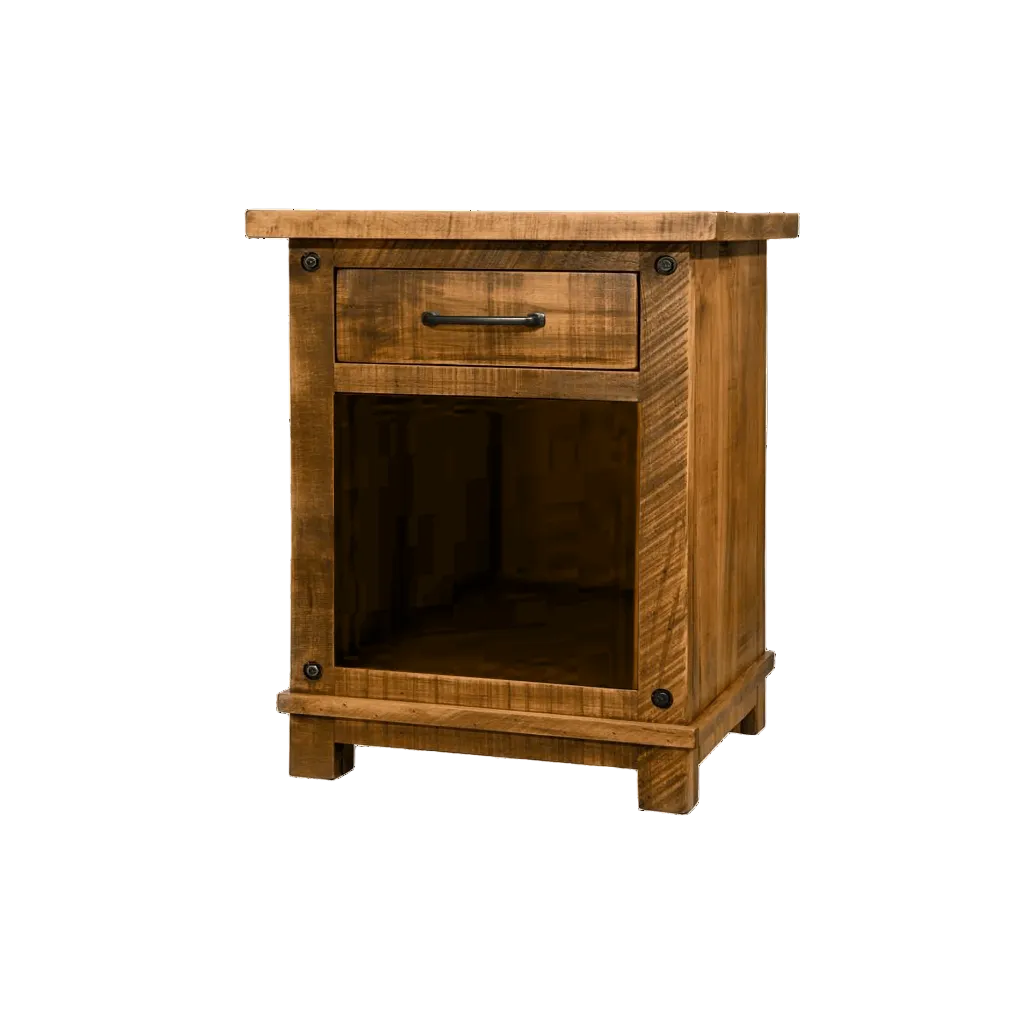 Alpine Solid Wood Nightstand