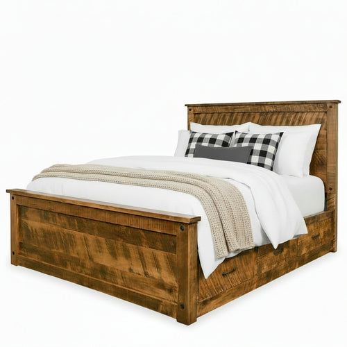 Alpine Solid Wood Storage bed