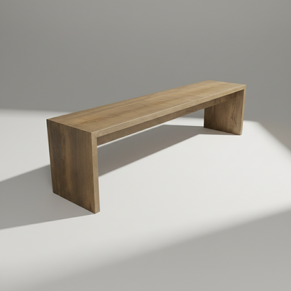 Luxora Solid Wood Bench