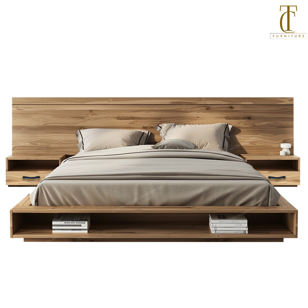 Wellmont XL Solid Wood Bed