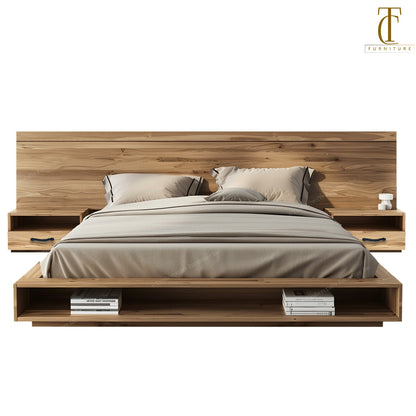 Wellmont XL Solid Wood Bed