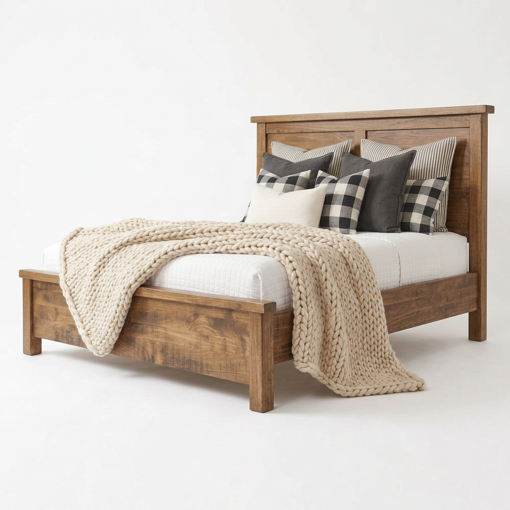 Kaya Solid Wood Bed