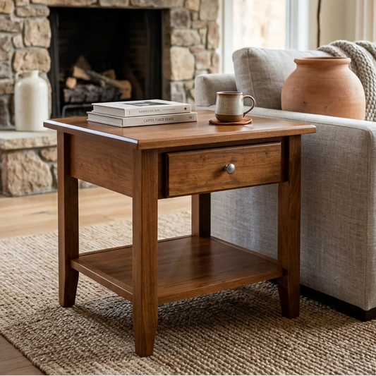 Kenn Solid Wood End Table