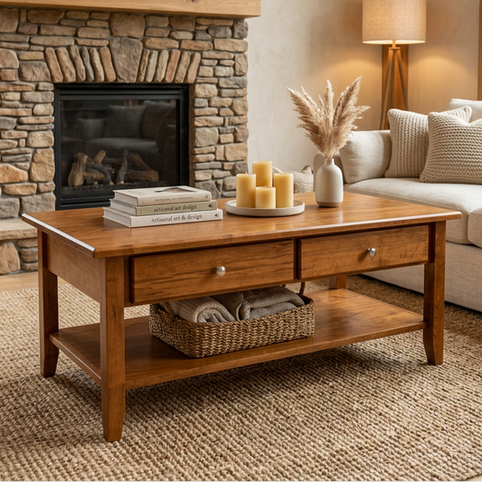 Kenn Solid Wood Coffee Table
