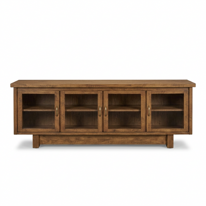Gaia Solid Wood Media Stand