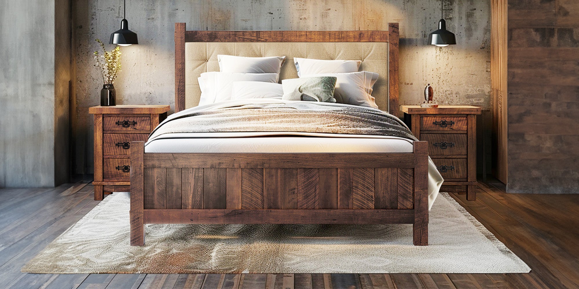 ranch solid wood bedroom set